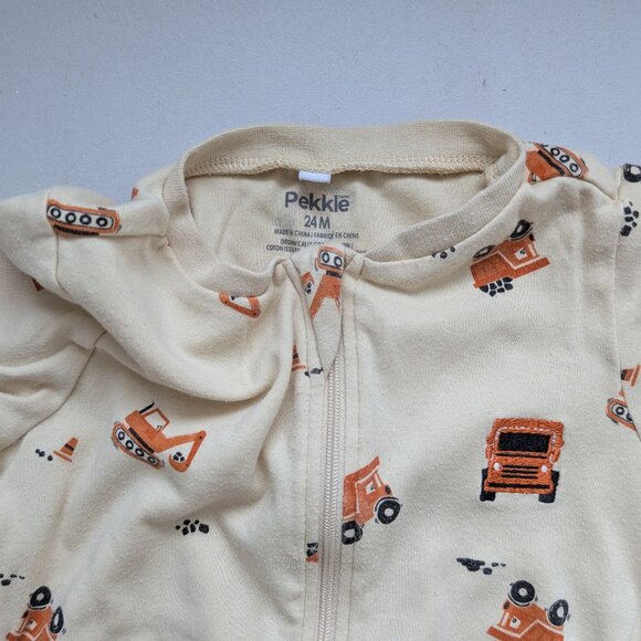 (4/$20) Pekkle - Infant Organic Cotton Sleeper - Picture 4 of 6